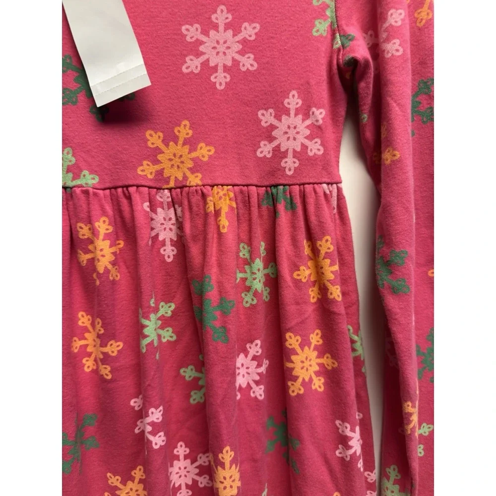 Gymboree Girls Size 12 Pink And Colored Snowflake‎ Turtleneck Dress